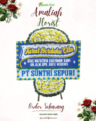 Papan Bunga Duka di Aru Tengah